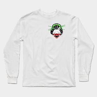 Geisha Demon Mask Long Sleeve T-Shirt